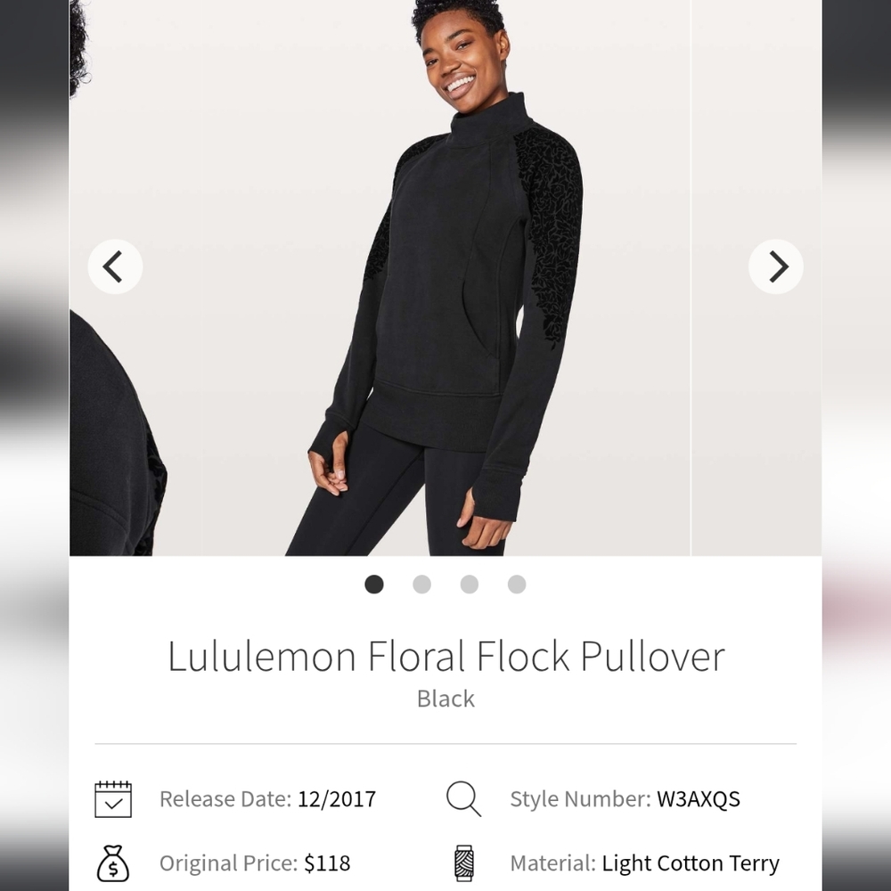 lululemon athletica Black Relaxed Long Sleeve Hoodie